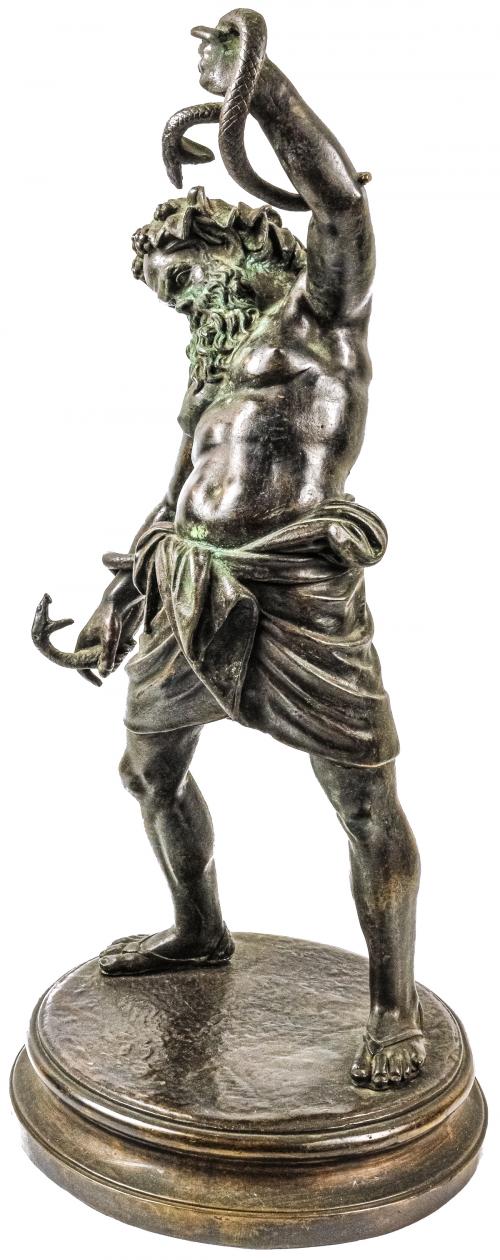 FIGURA EN BRONCE DE FINALES DEL S.XIX