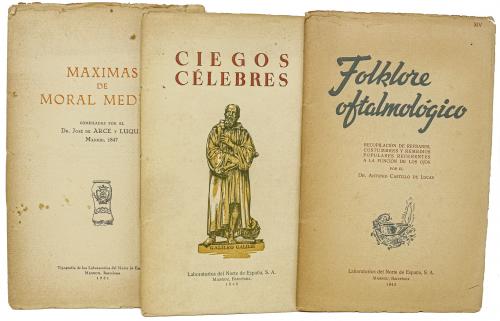 TRES EJEMPLARES RELACIONADOS CON LA MEDICINA