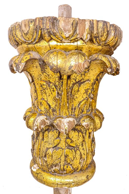 PAREJA DE TALLAS CIRCA 1800