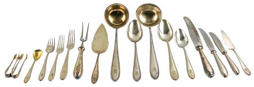 CUBERTERIA EN METAL "WMF" DEL PRIMER TERCIO DEL S.XX