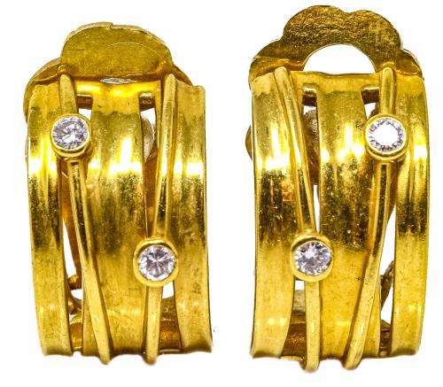 PENDIENTES CON BRILLANTES