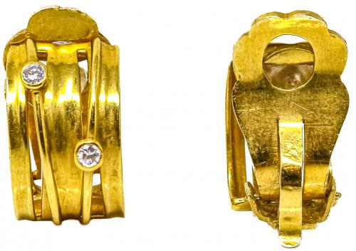 PENDIENTES CON BRILLANTES