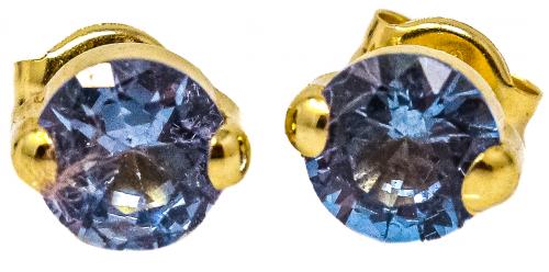 PENDIENTES CON CUARZO AZUL