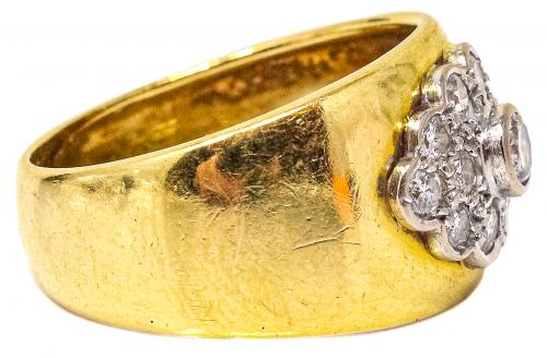 ANILLO CON BRILLANTES