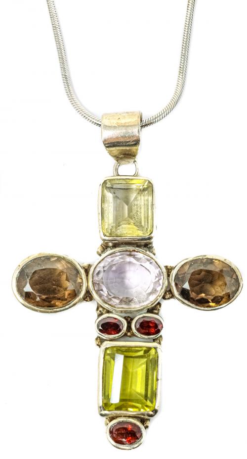 CRUZ COLGANTE DE PLATA