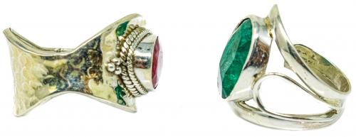 DOS ANILLOS DE PLATA