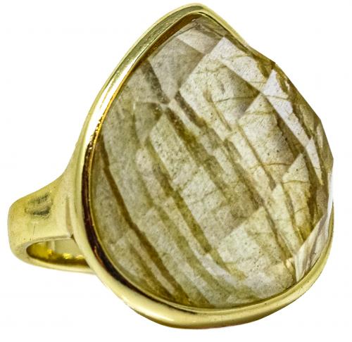 ANILLO CON LABRADORITA