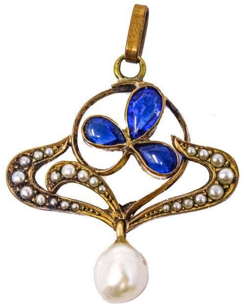 COLGANTE ART NOUVEAU DE PPS. DEL S.XX