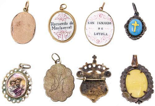 LOTE DE MEDALLAS DE PPS. DEL S.XX