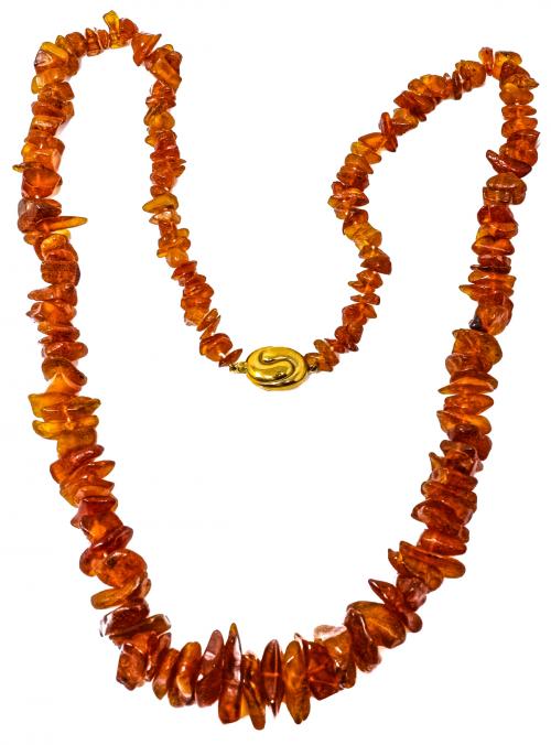 COLLAR LARGO DE AMBAR