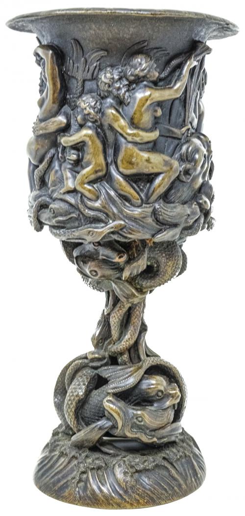 COPA EN BRONCE DE LA SEGUNDA MITAD DE SIGLO XX