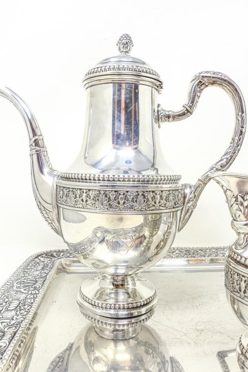 SERVICIO DE CAFÉ EN PLATA DEL PRIMER TERCIO DEL S.XX