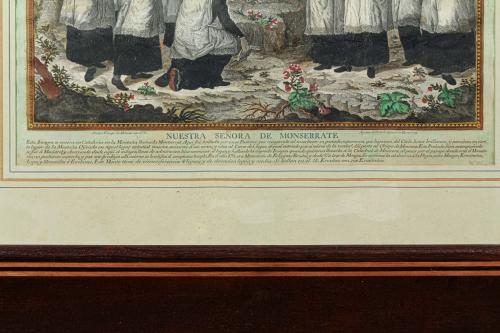 GRABADO ENMARCADO DEL SIGLO XIX