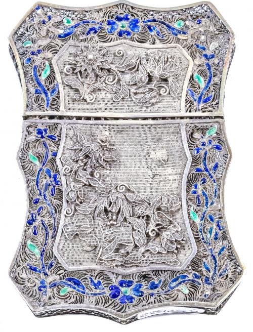 TARGETERO ORIENTAL EN PLATA DE PRINCIPIOS DEL S.XX
