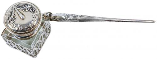 TINTERO EN PLATA DE PRINCIPIOS DEL S.XX