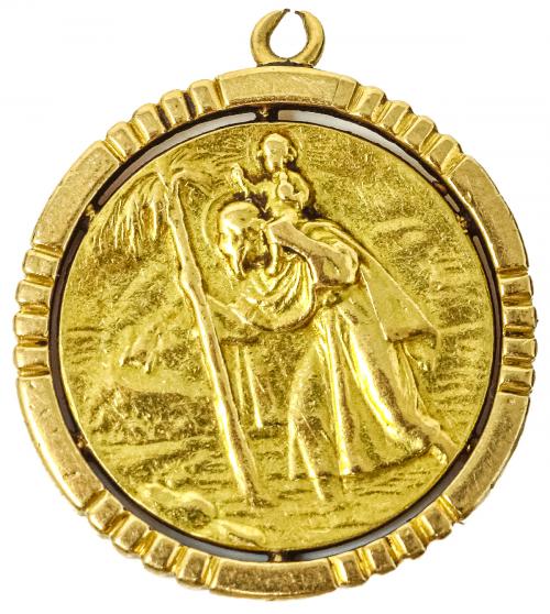 MEDALLA DE LA VIRGEN DE MONTSERRAT AÑOS 40