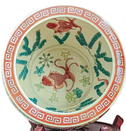 PAREAJA DE PECERAS CHINAS DE MEDIADODS DEL S.XX