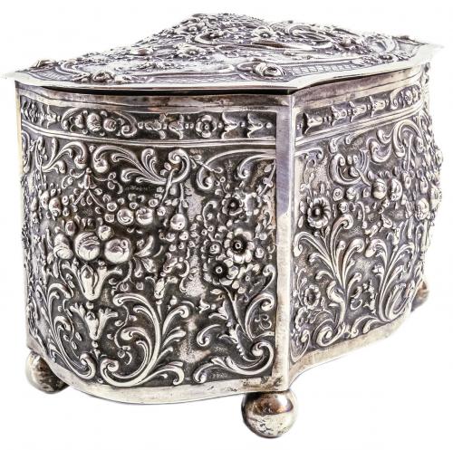 CAJA JOYERO DEL PRIMER CUARTO DE  SIGLO XX
