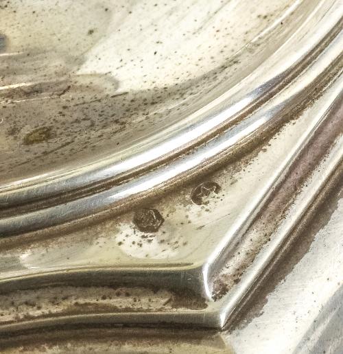 LÁMPARA DE PLATA DE LOS AÑOS 70