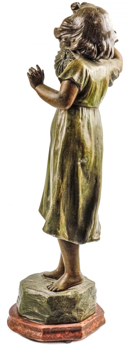FIGURA DE CALAMINA FRANCESA CIRCA 1900