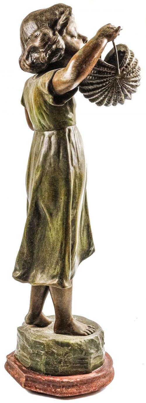 FIGURA DE CALAMINA FRANCESA CIRCA 1900