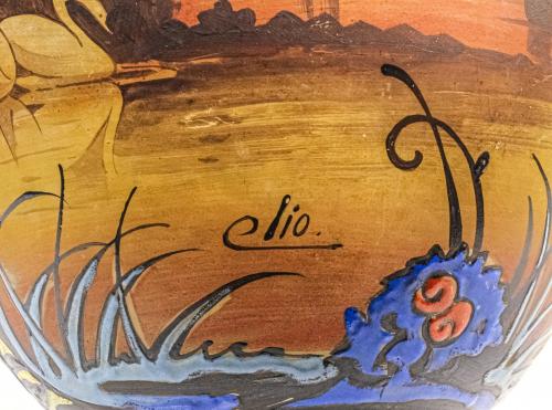 JARRÓN FRANCÉS FIRMADO CLIO