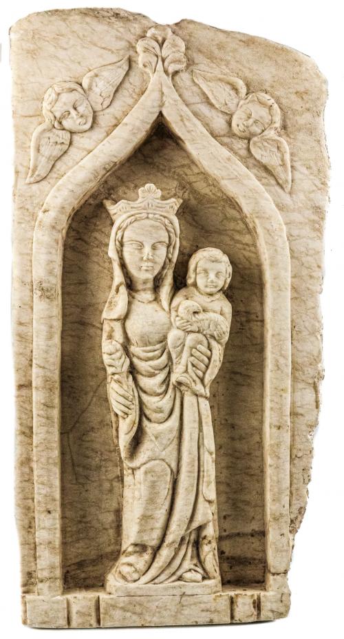 RELIEVE EN ALABASTRO DEL ÚLTIMO TERCIO DE SIGLO XIX