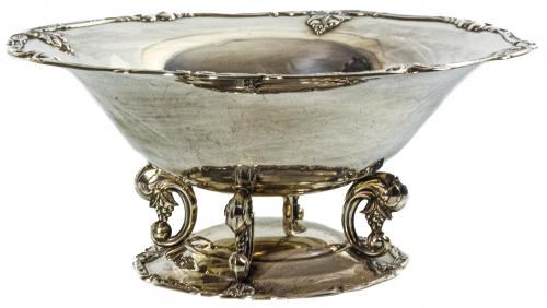 CENTRO DE MESA EN PLATA DEL ÚLTIMO CUARTO DEL S.XX