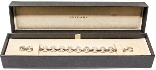 PULSERA "BVLGARI" EN PLATA