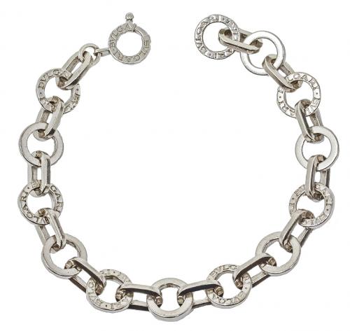 PULSERA "BVLGARI" EN PLATA