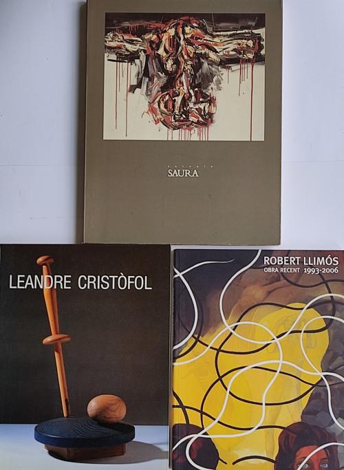 TRES LIBROS SOBRE ARTISTAS CATALANES CONTEMPORÁNEOS