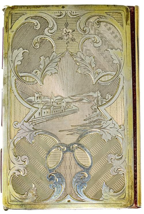 AGENDA CON MINIATURA DEL S.XIX