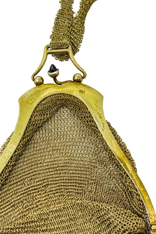 BOLSO EN PLATA DEL S.XIX