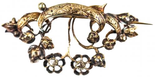BROCHE ISABELINO DEL S.XIX