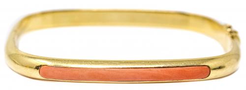 PULSERA ESCLAVA CON CORAL