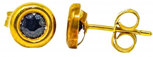 PENDIENTES SOLITARIO CON ZAFIROS
