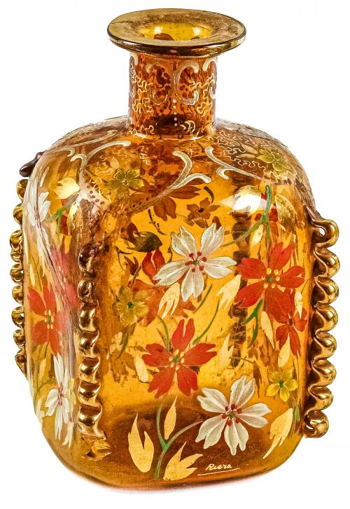 BOTELLA CRISTAL SOPLADO  "RIERA"