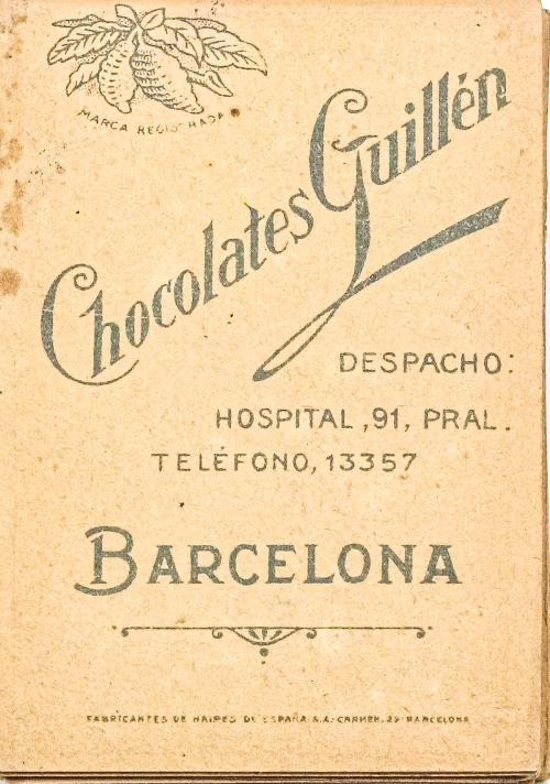 COLECCIÓN DE CROMOS DE "CHOCOLATES GUILLÉN"