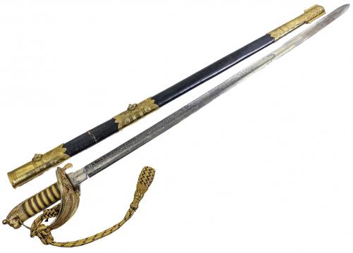 ESPADA OFICIAL DE MARINA INGLESA DE PRINCIPIOS DEL S.XX