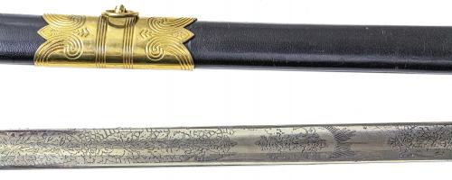 ESPADA OFICIAL DE MARINA INGLESA DE PRINCIPIOS DEL S.XX