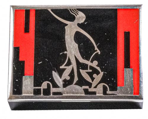 CAJA PARA TABACO ART DECÓ DE LOS AÑOS 30