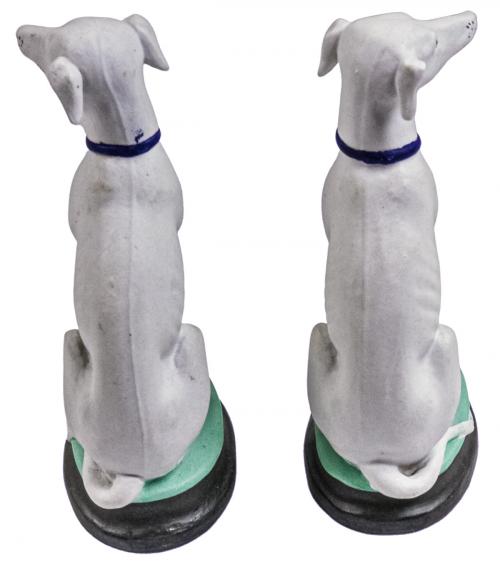 PAREJA DE FIGURAS EN PORCELANA FRANCESA ART DECÓ