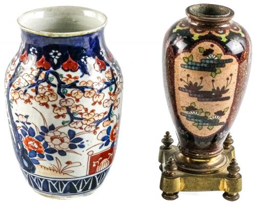 DOS JARRONES JAPONESES CIRCA 1900