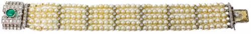 PULSERA DE PERLAS DE LOS AÑOS 40