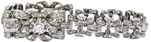 PULSERA DE DIAMANTES DE LOS AÑOS 40