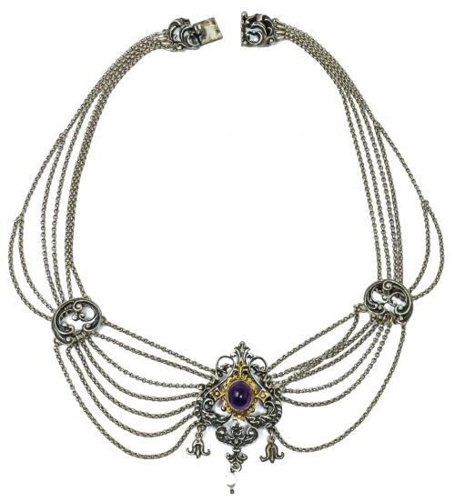 GARGANTILLA DE PLATA DEL S.XIX