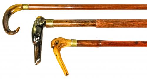 TRES BASTONES DE COLECCIÓN DE PRINCIPIOS DEL S.XX