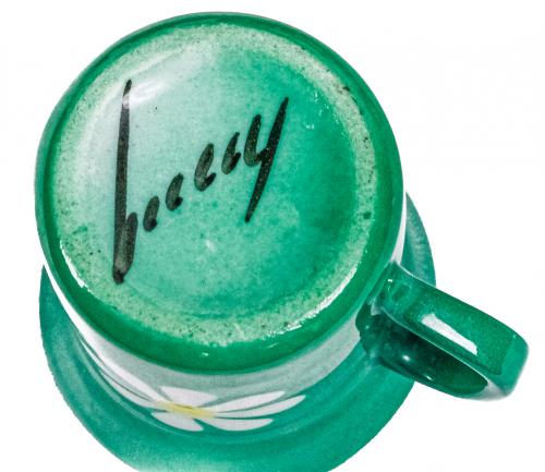 JUEGO DE CAFÉ EN PORCELANA DE LOS AÑOS 60