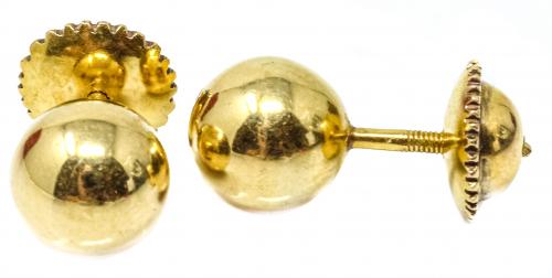 PENDIENTES DE BOLA DE LOS AÑOS 40