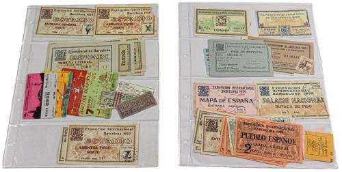 LOTE DE ENTRADAS EXPEDIDAS EN 1929